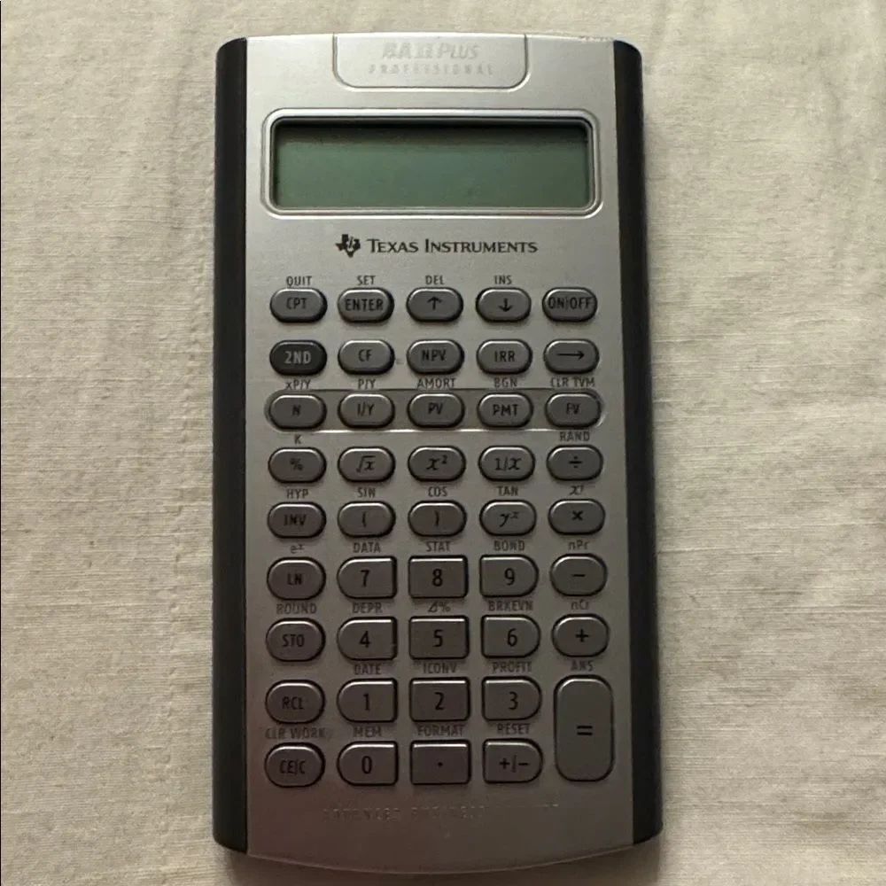 TEXAS INSTRUMENTS BA II PLUS Professional Calculator